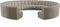 Infinity Boucle Fabric 11pc. Sectional