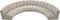 Infinity Boucle Fabric 6pc. Sectional