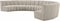 Infinity Boucle Fabric 7pc. Sectional