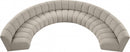 Infinity Boucle Fabric 7pc. Sectional