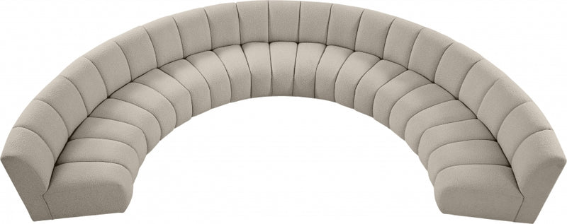 Infinity Boucle Fabric 7pc. Sectional