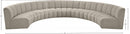 Infinity Boucle Fabric 7pc. Sectional