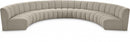 Infinity Boucle Fabric 7pc. Sectional