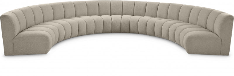 Infinity Boucle Fabric 7pc. Sectional