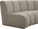 Infinity Boucle Fabric 9pc. Sectional