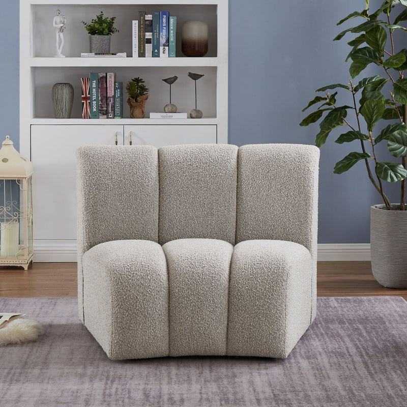 Infinity Boucle Fabric Modular Chair