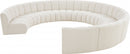 Infinity Boucle Fabric 10pc. Sectional