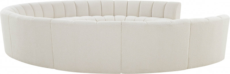 Infinity Boucle Fabric 10pc. Sectional