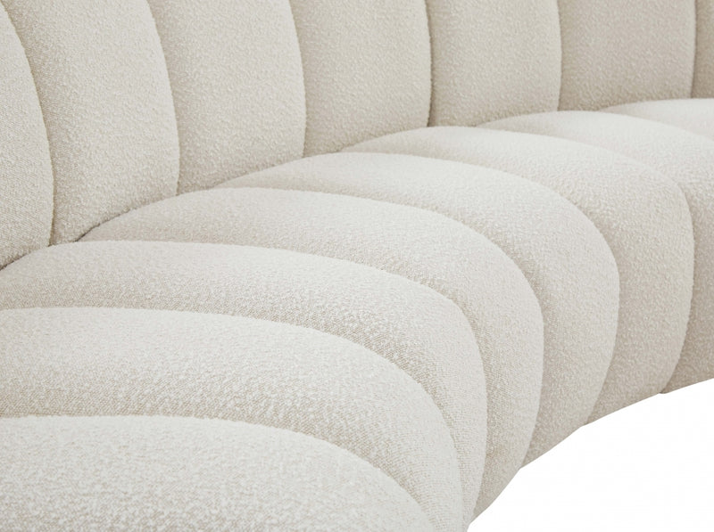 Infinity Boucle Fabric 10pc. Sectional