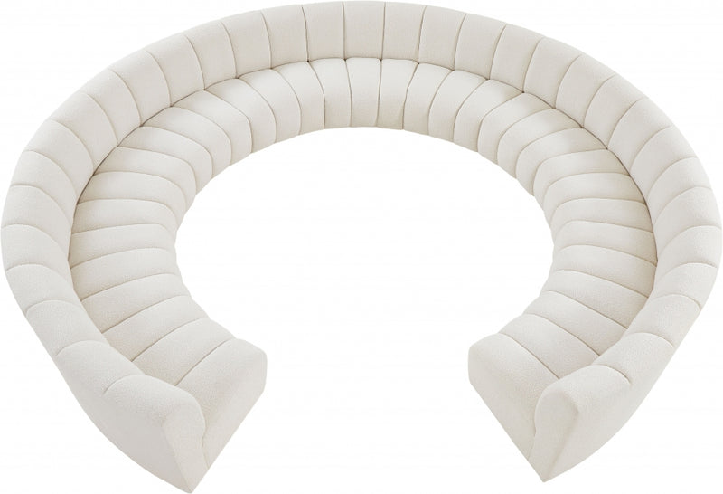 Infinity Boucle Fabric 11pc. Sectional