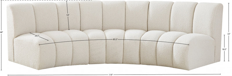 Infinity Boucle Fabric Sofa