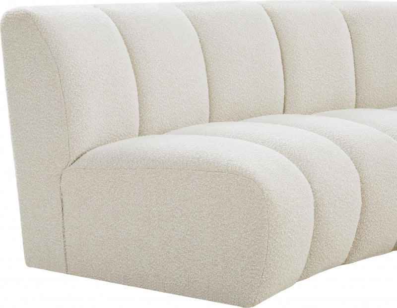 Infinity Boucle Fabric 5pc. Sectional