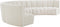 Infinity Boucle Fabric 6pc. Sectional