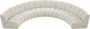 Infinity Boucle Fabric 6pc. Sectional