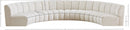 Infinity Boucle Fabric 6pc. Sectional