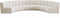 Infinity Boucle Fabric 6pc. Sectional
