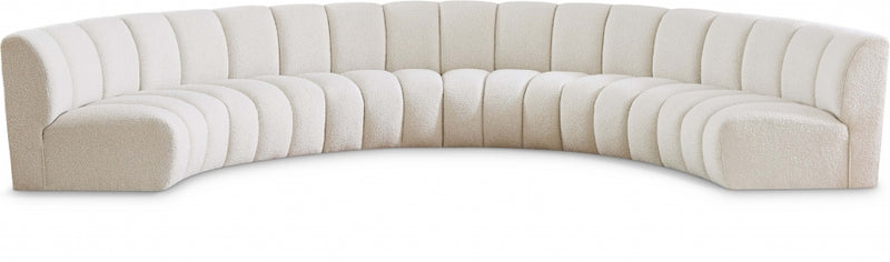 Infinity Boucle Fabric 6pc. Sectional