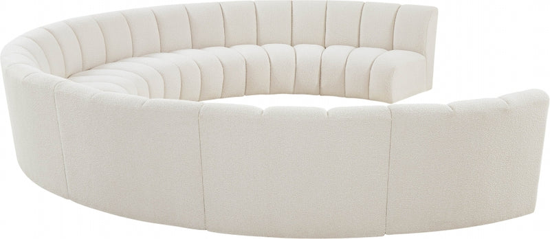 Infinity Boucle Fabric 9pc. Sectional
