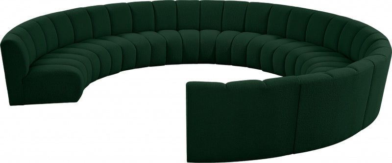Infinity Boucle Fabric 10pc. Sectional