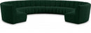 Infinity Boucle Fabric 10pc. Sectional