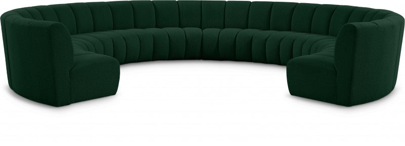 Infinity Boucle Fabric 10pc. Sectional