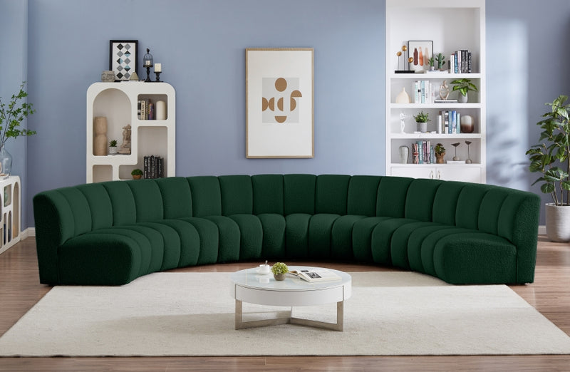 Infinity Boucle Fabric 6pc. Sectional