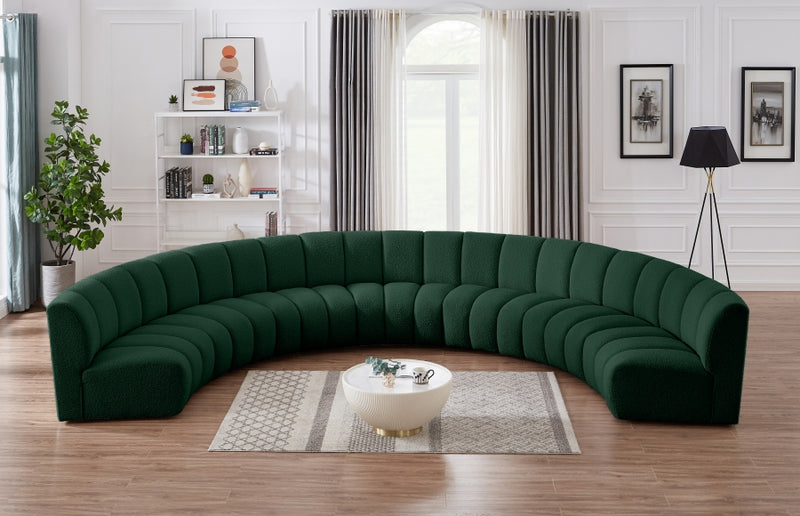 Infinity Boucle Fabric 7pc. Sectional