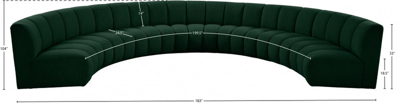 Infinity Boucle Fabric 7pc. Sectional
