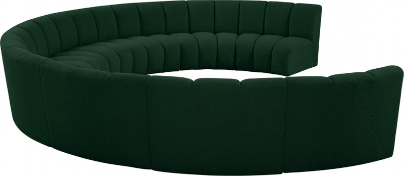 Infinity Boucle Fabric 9pc. Sectional