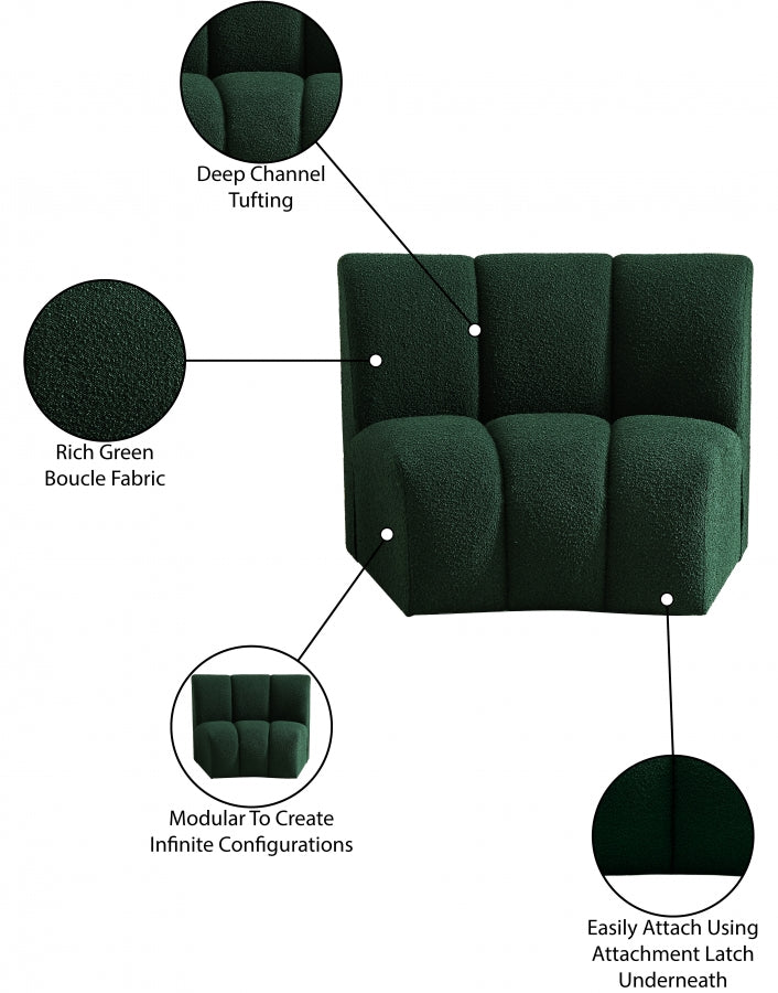Infinity Boucle Fabric Modular Chair