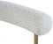 Blake Boucle Fabric and Faux Leather Dining Chair