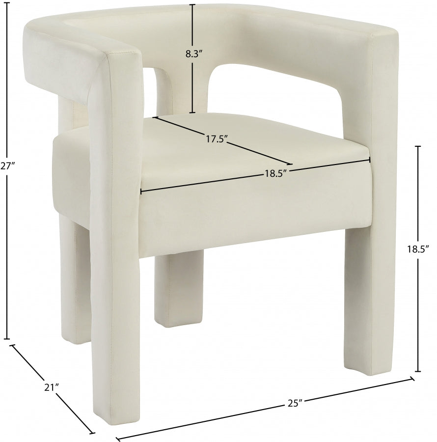 Stature Velvet Dining Chair