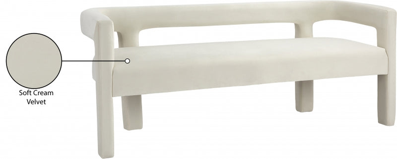 Athena Velvet Bench