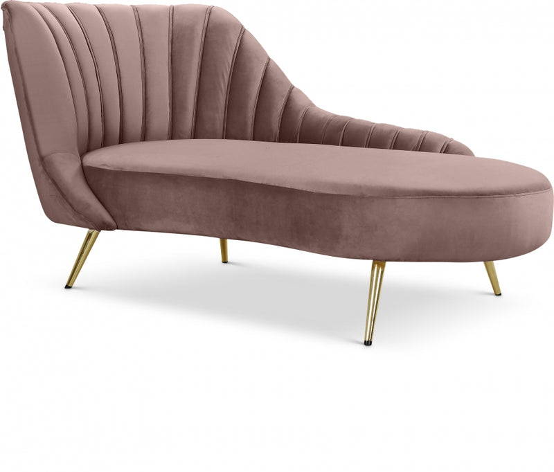 Margo Velvet Chaise Lounge