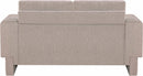 Madeline Chenille Fabric Loveseat