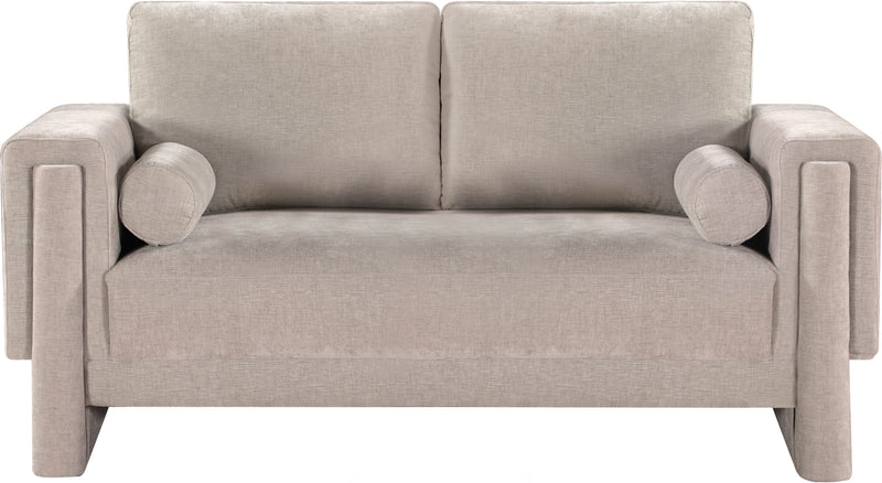 Madeline Chenille Fabric Loveseat