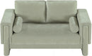 Madeline Chenille Fabric Loveseat