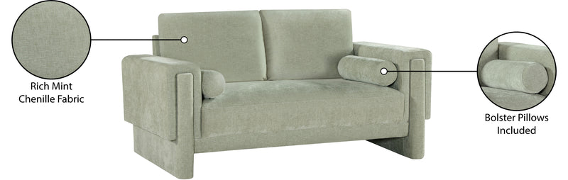 Madeline Chenille Fabric Loveseat