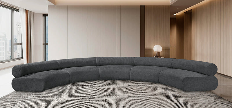 Bale Chenille Fabric 5 pc. Sectional