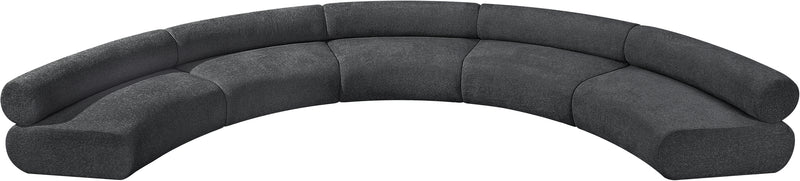 Bale Chenille Fabric 5 pc. Sectional
