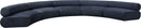 Bale Chenille Fabric 5 pc. Sectional