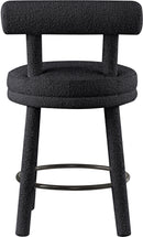 Parlor Boucle Fabric Bar / Counter Stools