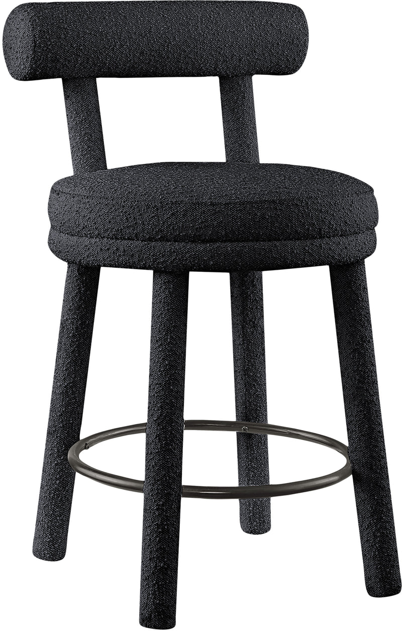 Parlor Boucle Fabric Bar / Counter Stools