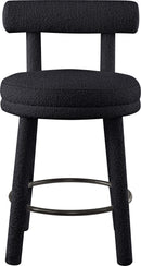 Parlor Boucle Fabric Bar / Counter Stools
