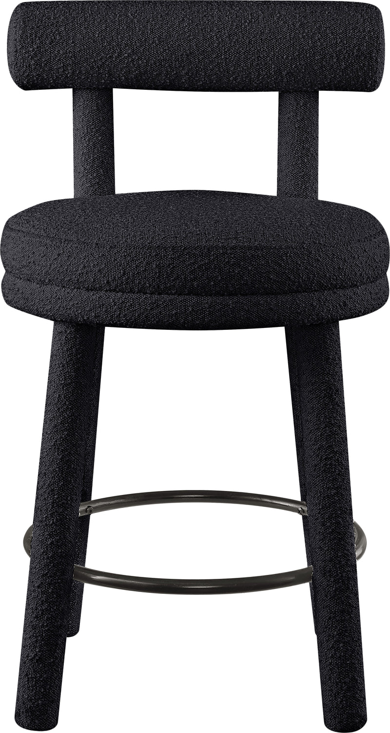 Parlor Boucle Fabric Bar / Counter Stools