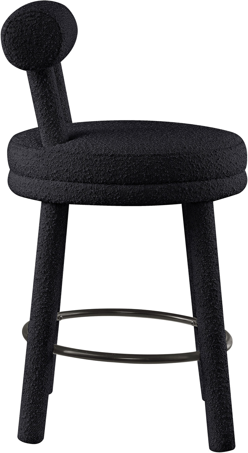 Parlor Boucle Fabric Bar / Counter Stools