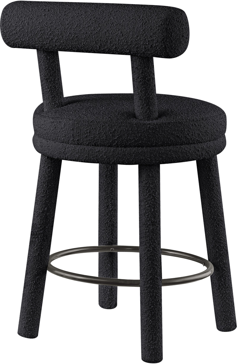 Parlor Boucle Fabric Bar / Counter Stools