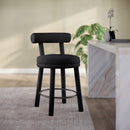 Parlor Boucle Fabric Bar / Counter Stools