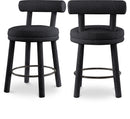 Parlor Boucle Fabric Bar / Counter Stools