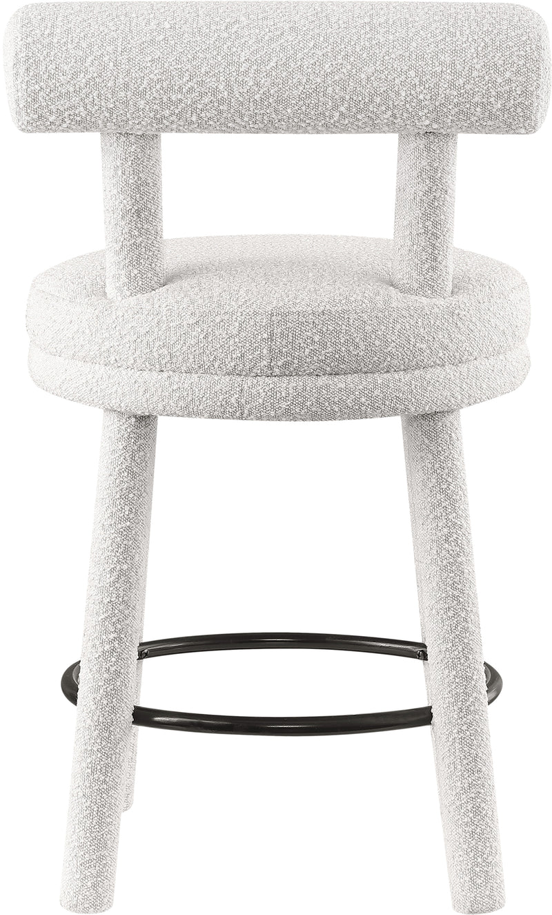 Parlor Boucle Fabric Bar / Counter Stools